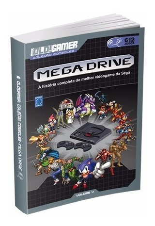Livro Old Gamer Coleção Consoles Mega Drive Volume 4