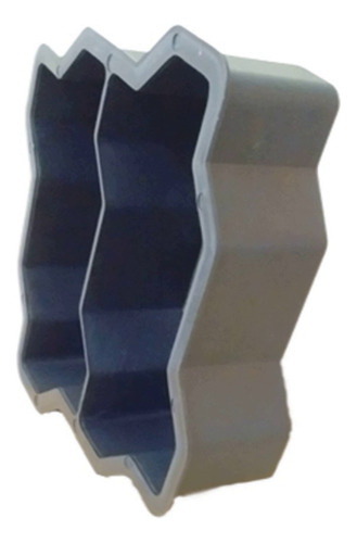 Forma Dupla De 16 Faces 8 Cm De Altura Bloco Intertravado
