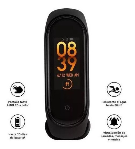 Mi Band 4 + Pulseira Extra + Película + Português P/entrega