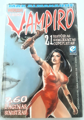 Hq Gibi Max Almanaque - Mirza, A Mulher Vampiro -   Ed. Escala 2002