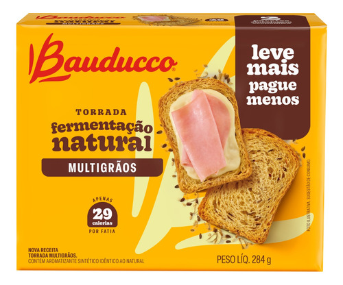 Torrada Multigrãos Bauducco Leve Mais Pague Menos 284g