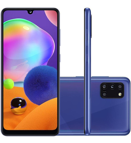 Celular Samsung Galaxy A31 Azul 128gb Tela 6.4 4gb Ram