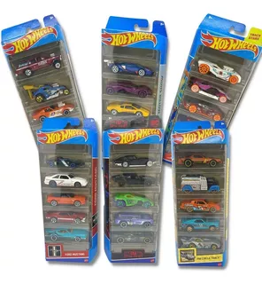 Hot Wheels Carrinho Colecionador Premium Original - 5 Peças