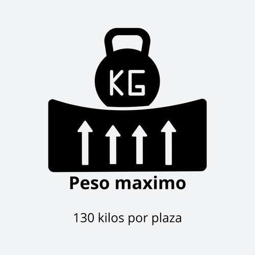 Colchón Silver Resortes 25cm De Dos Plazas (140x190) En Caja Blanco