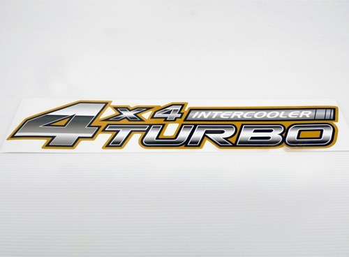Emblema Adesivo 4x4 Turbo Intercooler Toyota Hilux Original