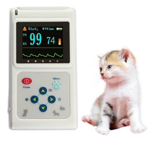 Oxímetro de Pulso Para Uso Veterinario Contect