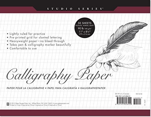 Book : Studio Series Calligraphy Paper Pad 50 Sheets - Pete