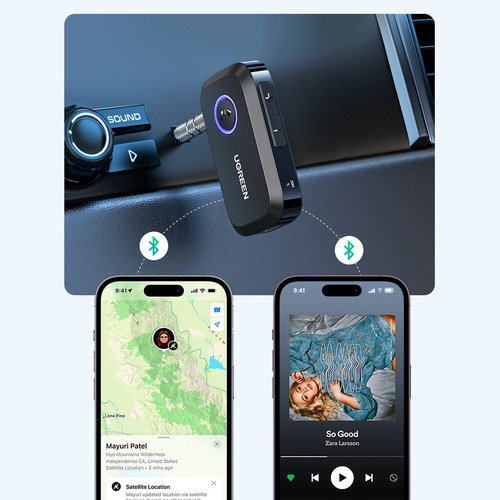 Adaptador Bluetooth 5.3 Ugreen Cm596 Gris Audio