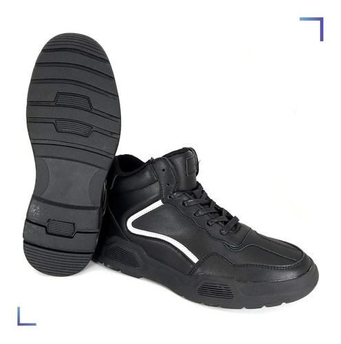 Imagen 4 de 9 de Zapatillas Brook Kevingston Hombre Botita Urbana Liviana