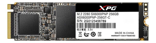 Disco sólido SSD interno XPG SX6000 Pro ASX6000PNP-256GT-C 256GB