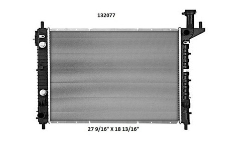 Radiador Saturn Outlook 2010 Deyac T/a 26 Mm