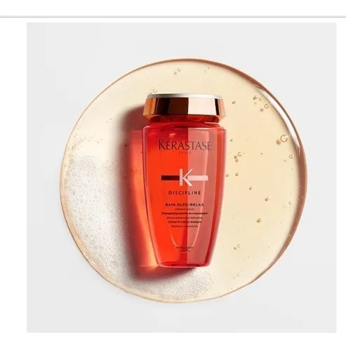 Shampoo Kérastase Discipline Bain Oléo-Relax Hidratación Anti Frizz 250 Ml