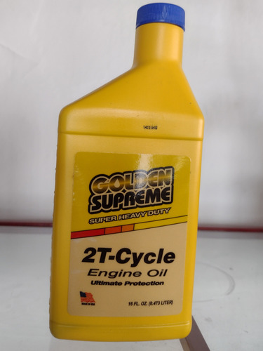 Aceite 2 Tiempos Golden Supreme 475 Cc Americano Full Octano