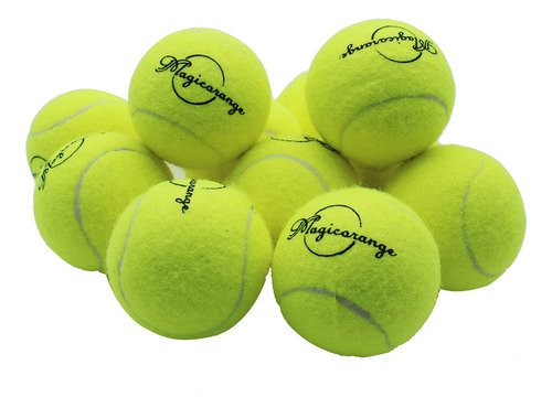 Paquete De 12 Pelotas De Tenis Magicorange Para Entrenamient