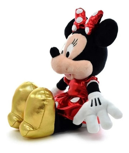 Peluche Minnie Mouse 30 Cm Con Brillos Disney Original Ed