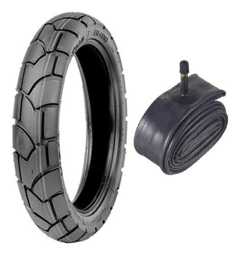 Pneu Traseiro 110 90 17 Bros Crosser Tr400 60p C/ Brinde