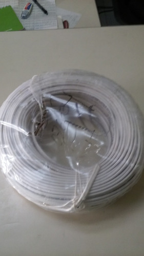 Rollo De Cable Spt 2x14  Blanco Referencia Cresmar (100 Mts)