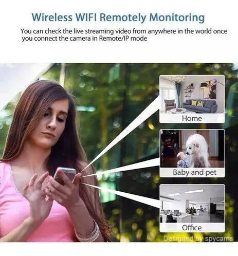 Mini Cámara Inalámbrica Micro Ip De Visión Nocturna Wifi X5