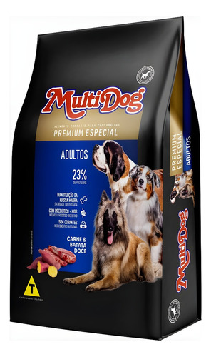 Ração Multidog Premium Especial Cães Adultos 15kg Nutritop
