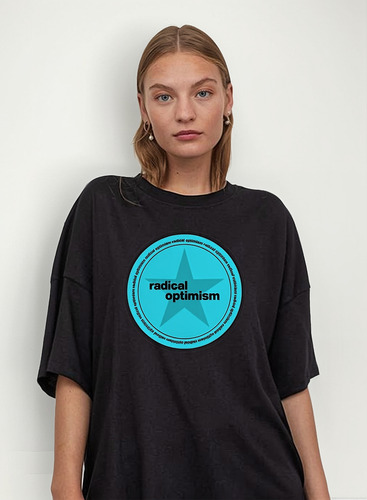 Remera Unisex Dua Lipa Radical Optimism Disco Portada