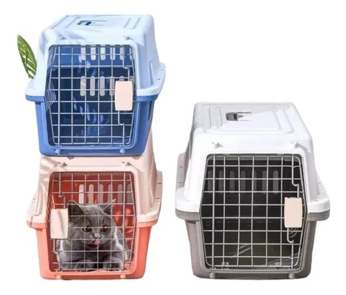 Transportador Perros Gatos Conejos Canil Para Mascotas 48cm