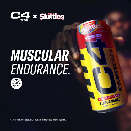 Cellucor C4 Bebida Energética Preentrenamiento Skittles 12 P