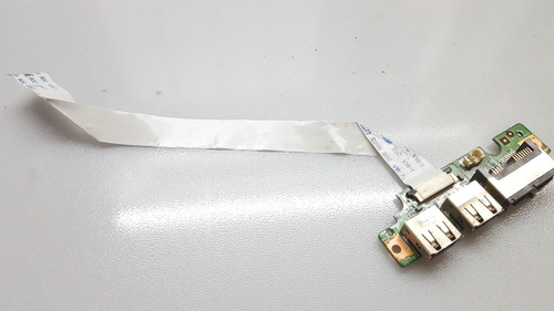 Placa 2 Puertos Usb + Rj45 Con Flex Notebook Msi Cr603 (Usado)