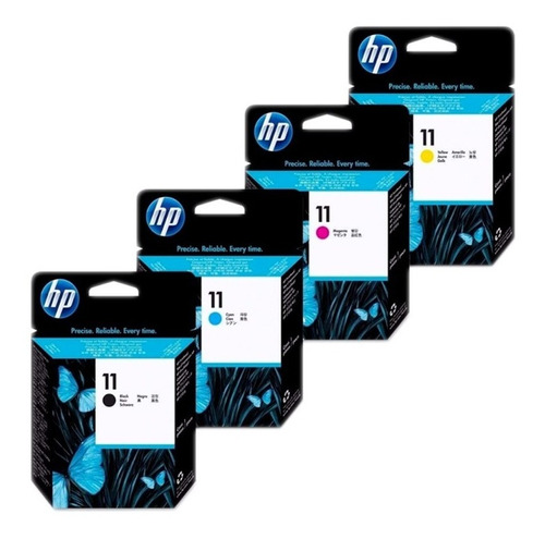 Combo Original Cabezal Hp 11 C4810a C4811a C4812a C4813a