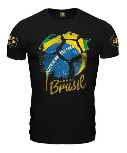 Camiseta T-shirt Brasil Copa Do Mundo Teamsix Original *