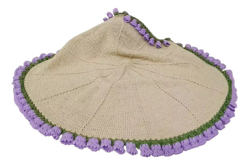 Yo Kit Crochet Manta Flores Juego Tejido Tejido