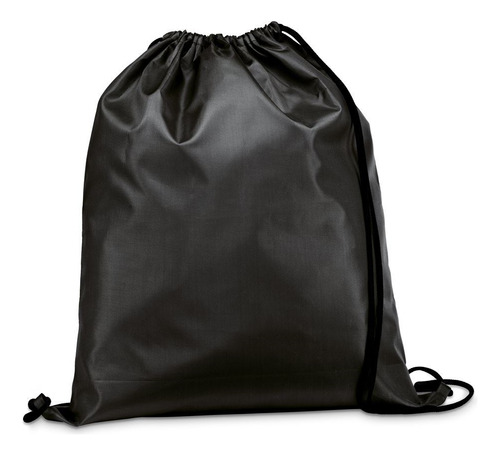 Bolsa Mochila String Bag Lisa Sublimable Pack X 10 Disershop Color Negro