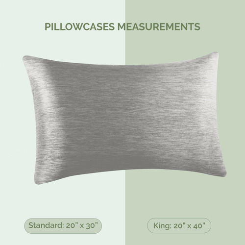Juego De 2 Fundas De Almohada Transpirables Y Suaves