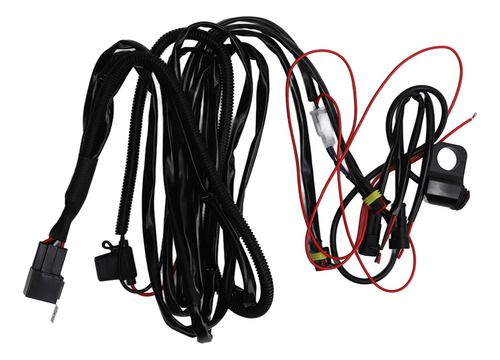 Arnés Antiniebla Led Con Botones Para Manillar Y Motocicleta