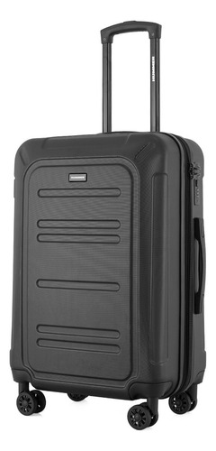 Valija Hummer Mediana 24puLG Abs Equipaje Maleta Amplia Color Negro
