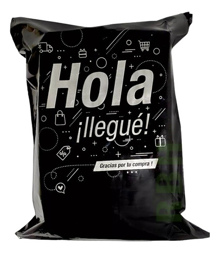 Bolsa Ecommerce Hola Llegue! Con Adhesivo 20x30 X50u