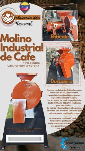 Molino Industrial De Cafe