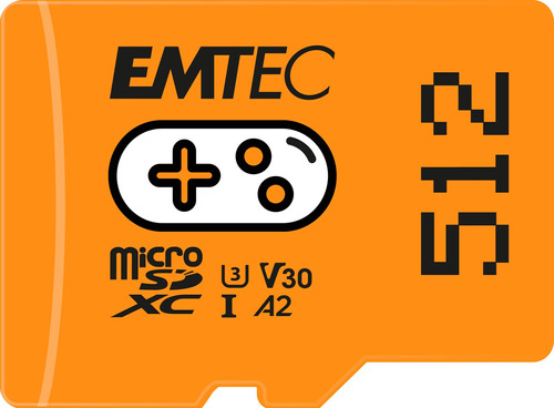 Emtec Tarjeta Microsd Para Juegos De 512 Gb