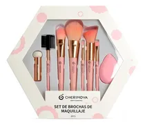 Comprar Set De Brochas De Maquillaje Profesional 8pcs Cherimoya