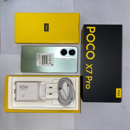 Xiaomi Poco X7 Pro 5g, Dual Sim Nfc 512 Gb 12 Gb, 6.67'' 6000mah 90w 50mp 120hz Amoled Qhd Liberado Global Reacondicionado Seminuevo Con Caja Original (Reacondicionado)