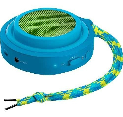 Caixa De Som Philips Bluetooth P2 Auxiliar Recarregável Azul