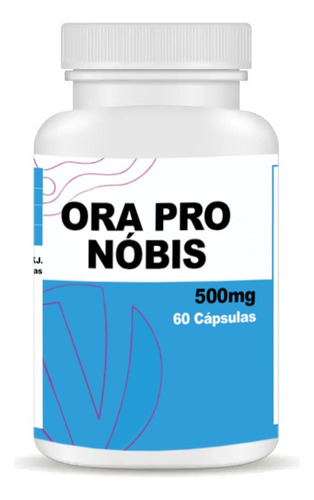 Suplemento Ora Pro Nóbis 500mg 60 Cápsulas 