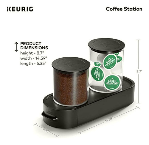 Keurig K-cup Pod & Ground Unit Coffee Storage, Holds Up To
