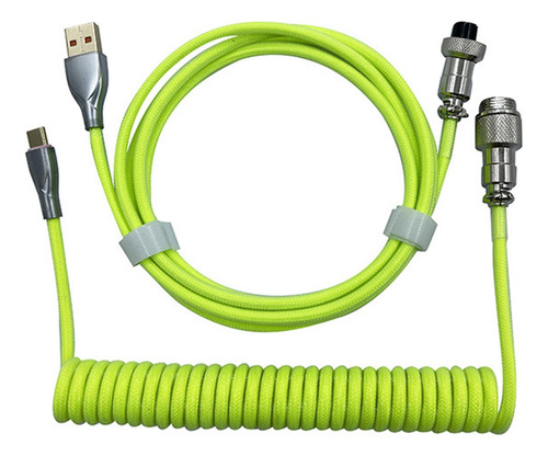 Cable De Bobina Usb De 1,8 Verde (el Nuevo) Verde (el Nuevo)