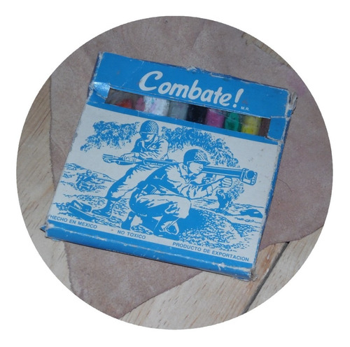 Plastilina Combate! Vintage En Caja Antigua