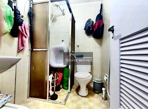 Apartamento Com 2 Dormitórios À Venda, 89 M² Por R$ 385.000,00 - Campo Grande - Santos/sp - Ap2943