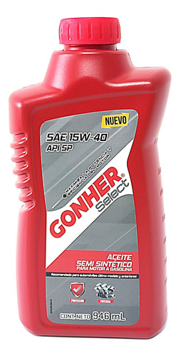 Aceite Para Motor 15w40 Semi Sintético Gonher Original 