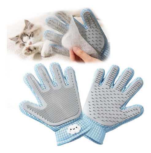 Guantes De Aseo 2 En 1 Para Perros Y Gatos Guante Removedor