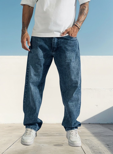 Jean Recto Baggy Hombre