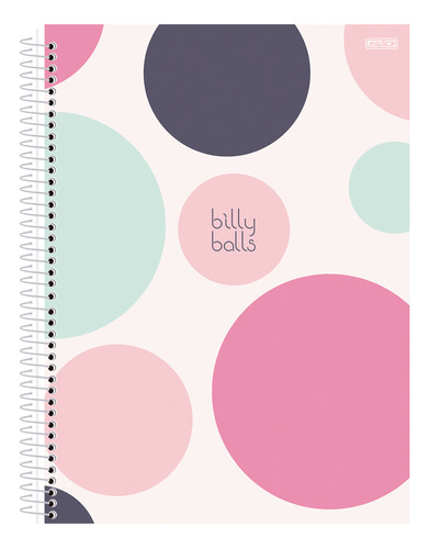 Caderno Universitário 10x1 160 Fls C.d. São D. - Billy Balls