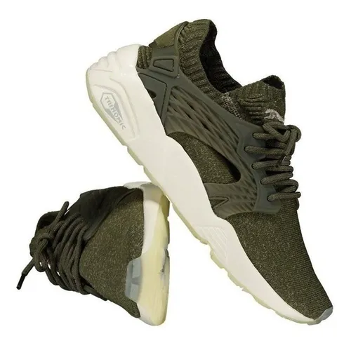 T nis Puma Blaze Cage Evoknit Verde Parcelamento sem juros